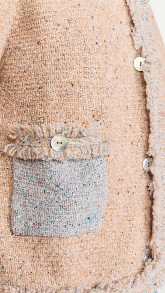 Lingua Franca Onassis Knit Tweed Jacket 5