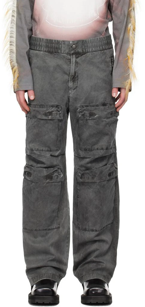 Diesel Gray P-Danzel Cargo Pants 1