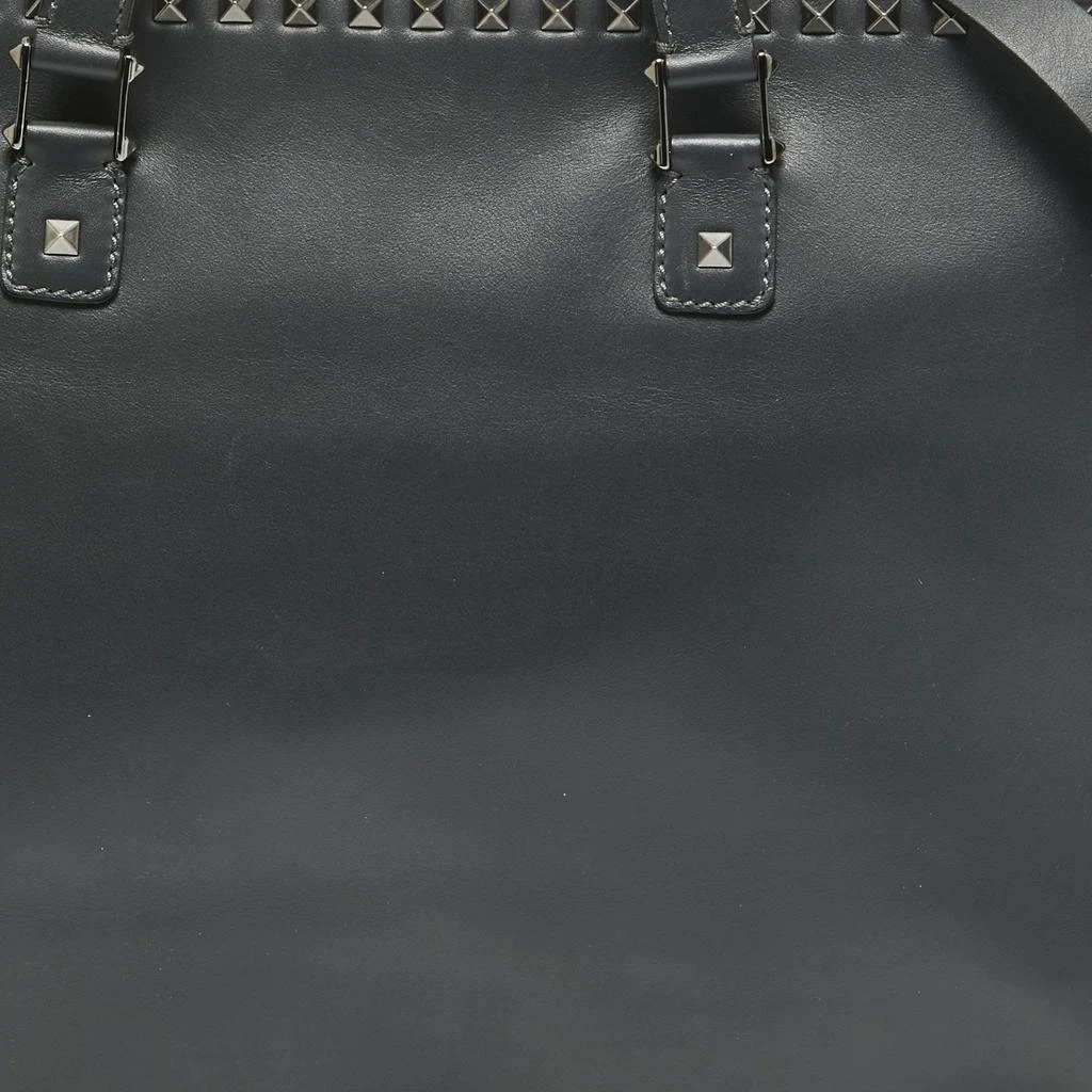 Valentino Valentino Black Leather Rockstud Briefcase Laptop Bag 5