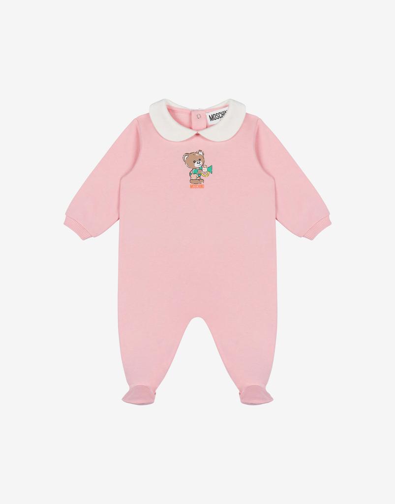 Moschino Baby Teddy Bear Fleece Romper