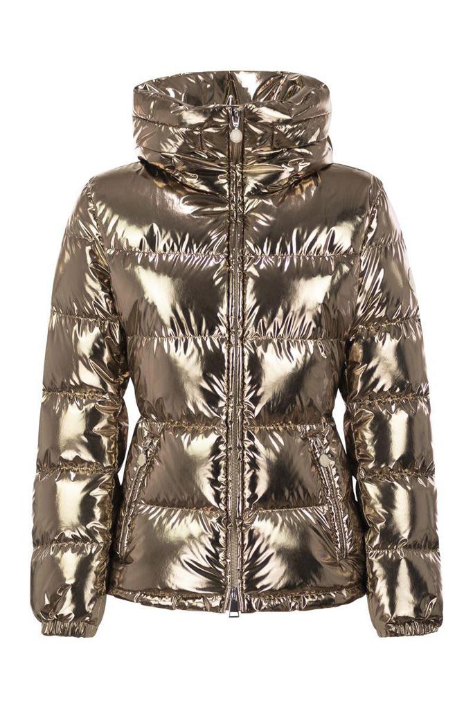 ジャケット MONCLER DOUROS - Hooded Down Jacket MONCLER Douro hooded appliquéd quilted shell down jacket