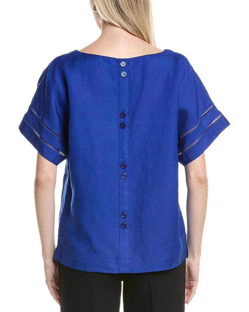 Anne Klein Linen-Blend Boxy Top 2