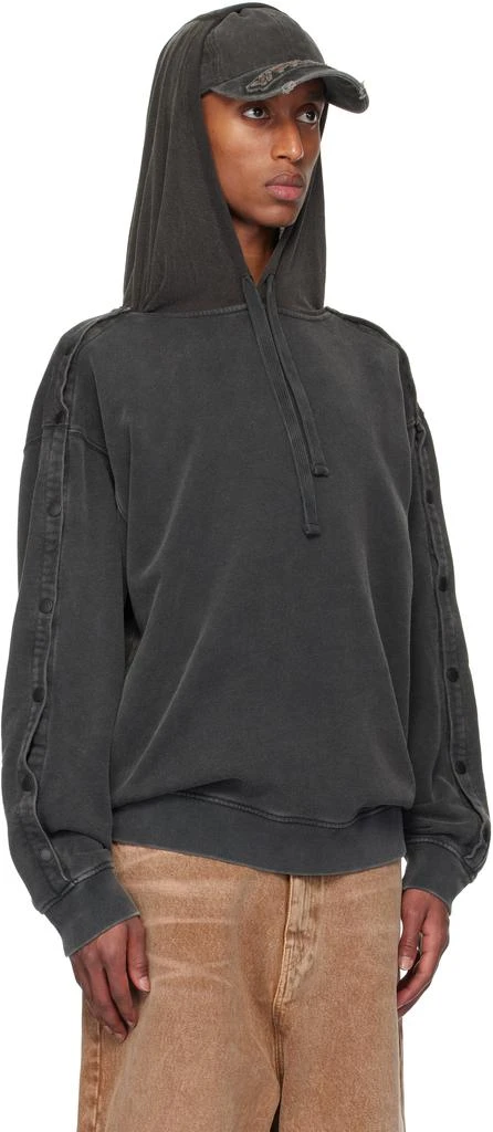 Y/Project Black Snap Insert Hoodie 4