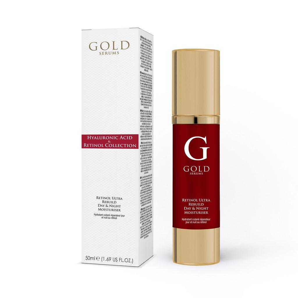 skinChemists Gold Serums Retinol Ultra Rebuild Day & Night Moisturizer 1.69 fl oz