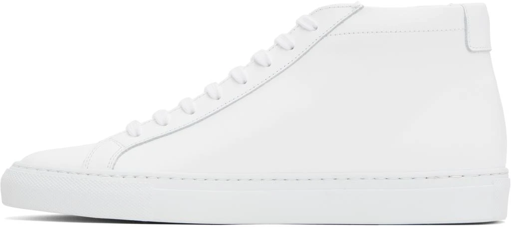 Common Projects White Original Achilles Mid Sneakers 3