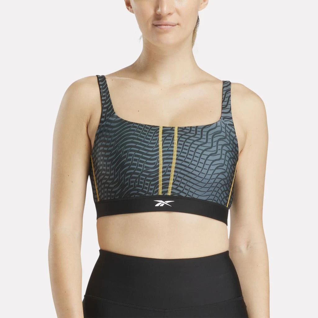 Reebok Women
s Hype Pack Blocked Allover Print Bralette 1