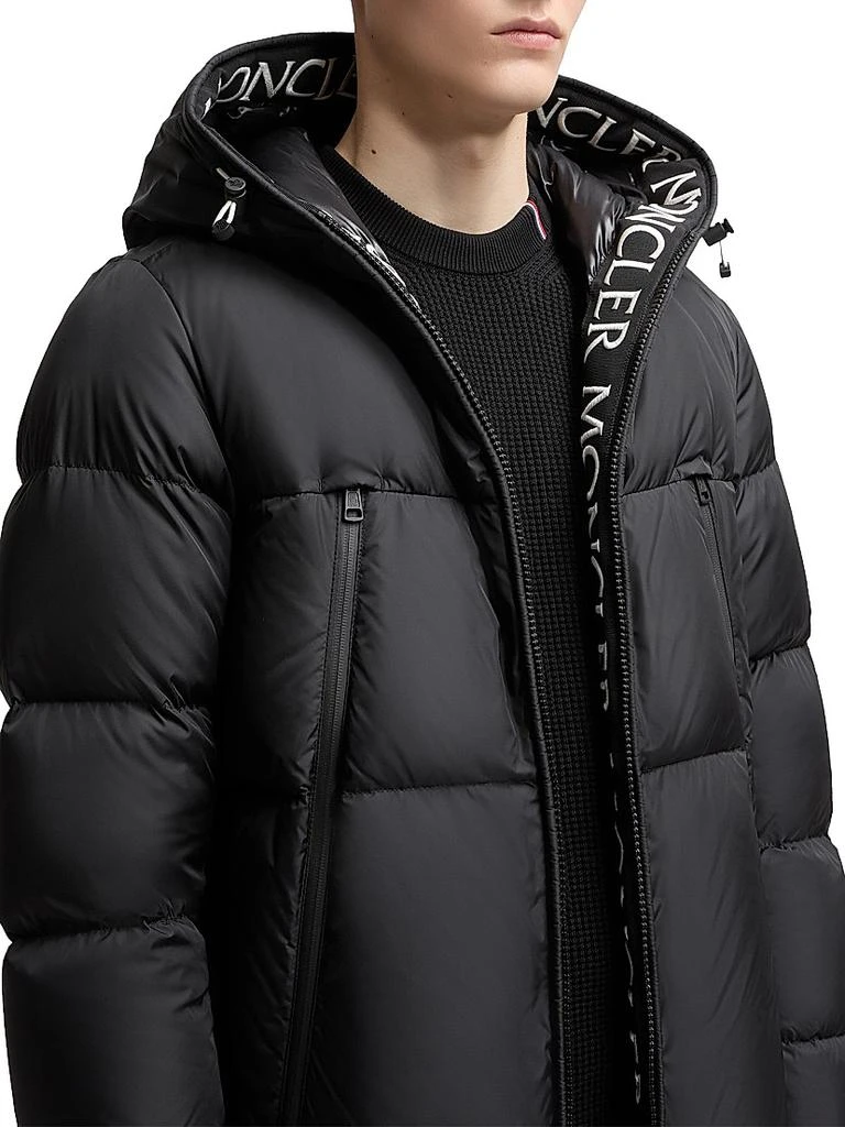 Moncler Montcla Logo Hooded Down Jacket 4