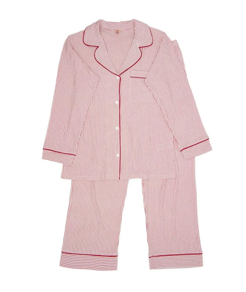 Eberjey Eberjey - Gisele Printed Long Pajama Set 4