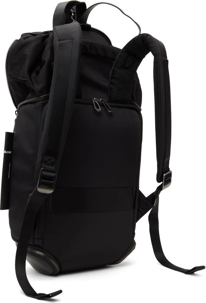 Côte & Ciel Black Avon Leather Backpack 3