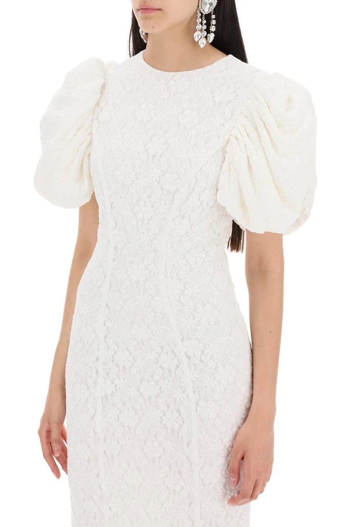ROTATE Birger Christensen ROTATE Lace Midi Fitted Dress 4
