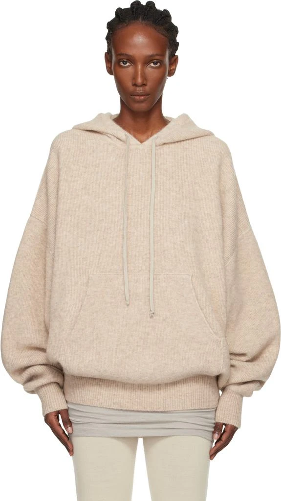 Rick Owens Gray Concordians Hun Hoodie 1