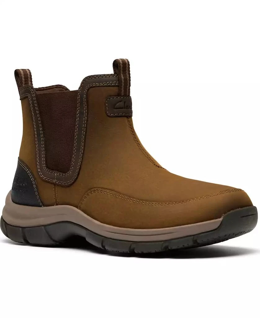 Clarks Mens Collection Walpath Easy Waterproof Leather Boots Black Size 7.5M Clarks Men main image 3