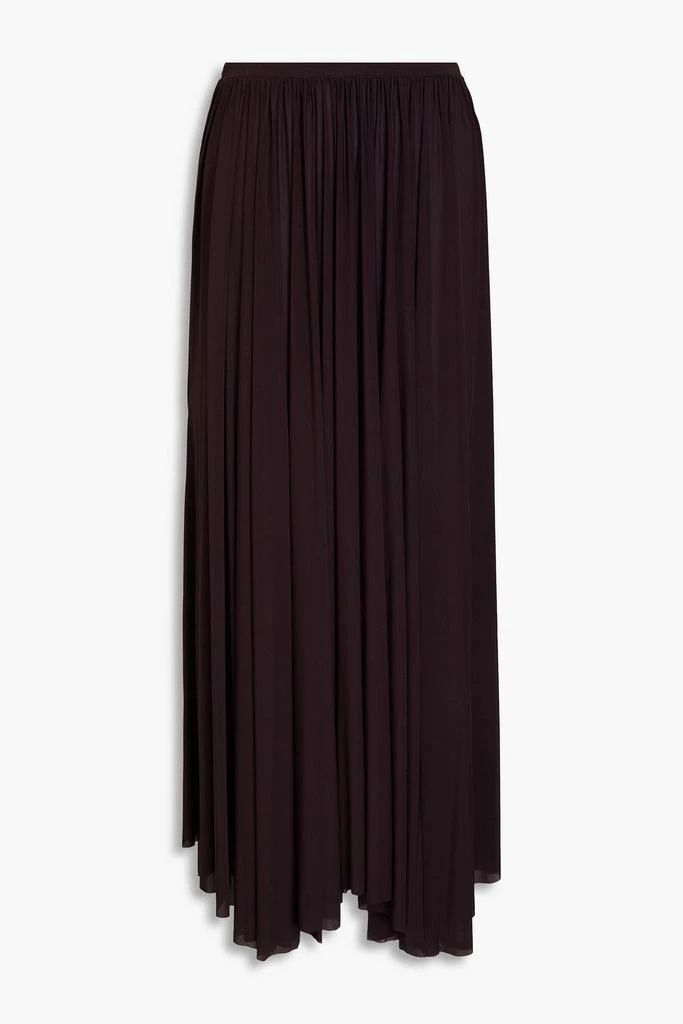 PHILOSOPHY di LORENZO SERAFINI Gathered jersey midi skirt 1