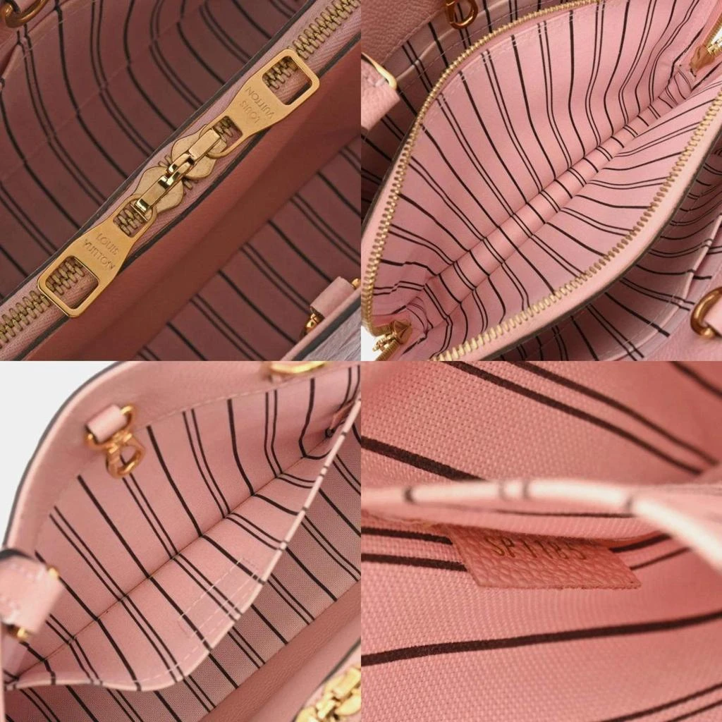 Louis Vuitton Louis Vuitton Rose Poudre Leather Monogram Empreinte Montaigne BB Handbag 8