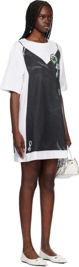 Marc Jacobs White
Black Trompe L
oeil T-shirt Minidress 2