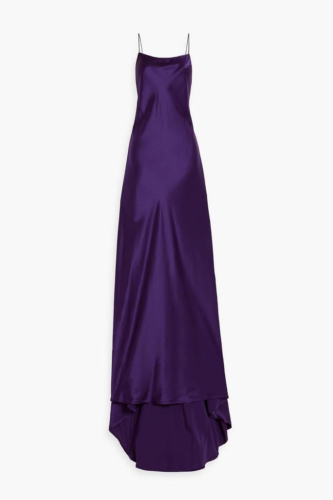 Nili Lotan Elizabeth silk-satin gown 1