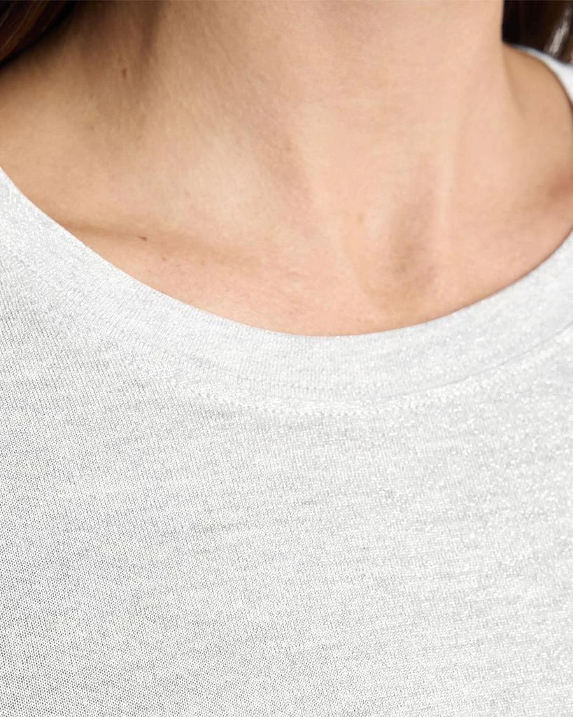 Splendid Maddox Metallic Long Sleeve Tee 6