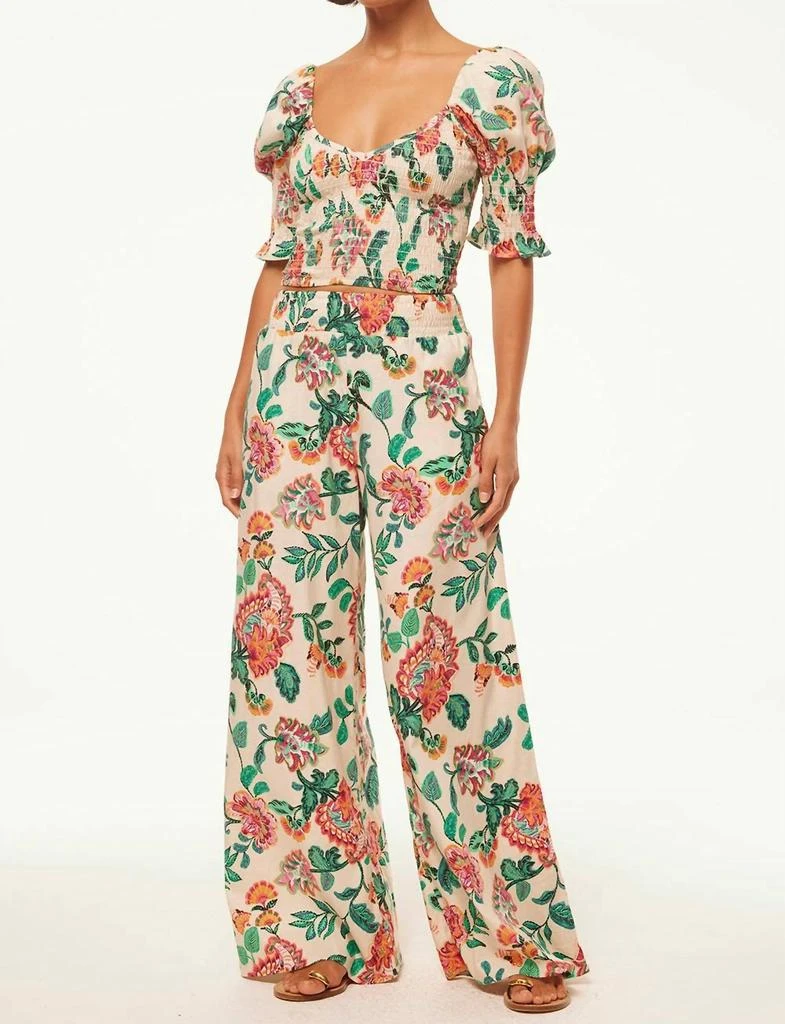 MISA Calla Top In Malika Paisley Floral 1
