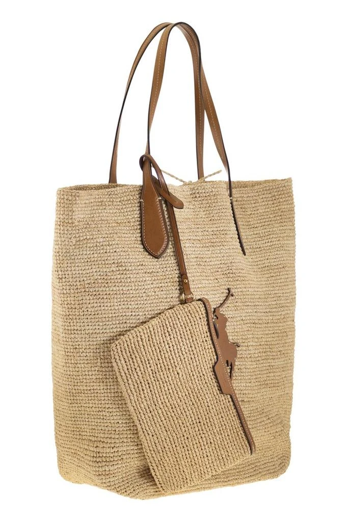Ralph Lauren NS TOTE LARGE RAFFIA 4