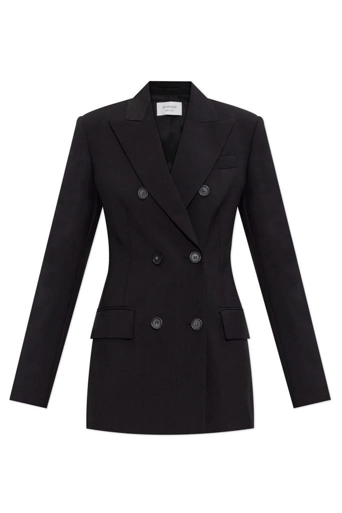 Max Mara Sportmax Adamo Double-Breasted Jacket from Cettire