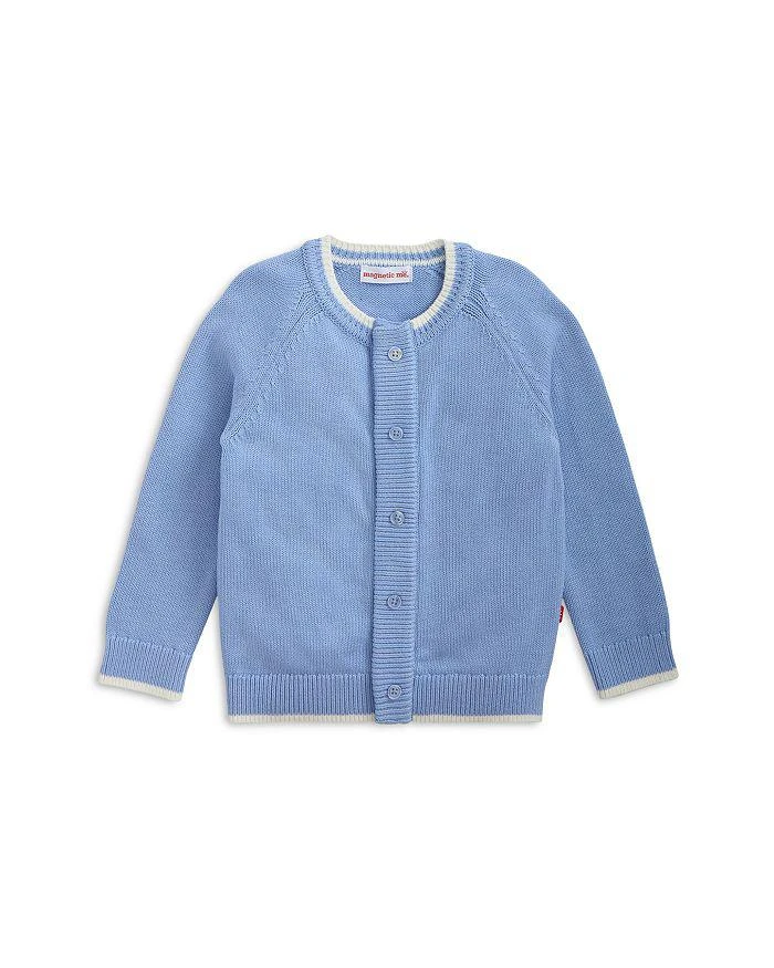 MAGNETIC ME Boys' Crewneck Tipping Magnetic Cardigan - Little Kid