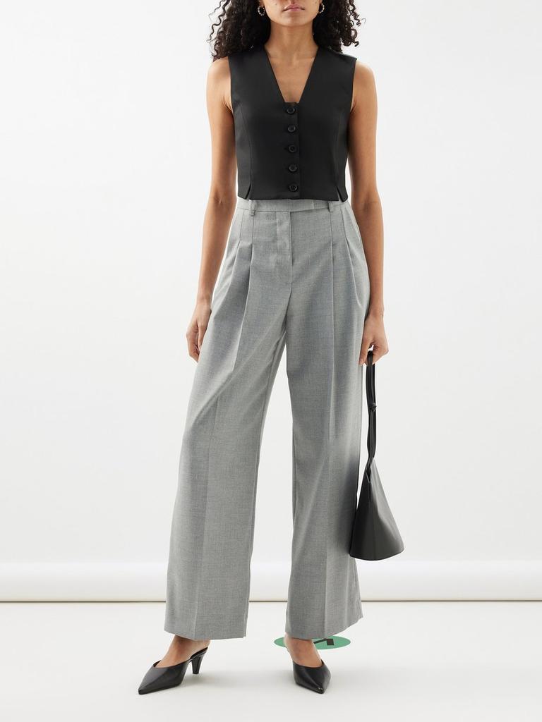 By Malene Birger Bettas recycled-blend twill waistcoat