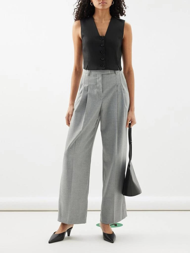 By Malene Birger Bettas recycled-blend twill waistcoat 2