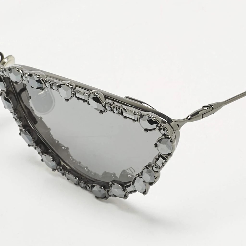 Shop Dior Grey MissDior B1U Crystals Cat Eye Sunglasses on  display picture 1