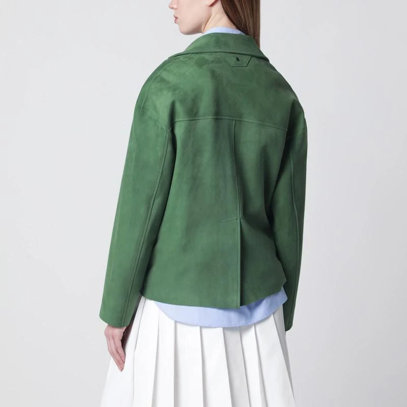 Salvatore Santoro Green suede jacket 3
