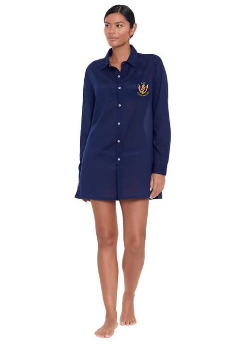 Ralph Lauren Logo Embroidered Oversized Camp Shirt