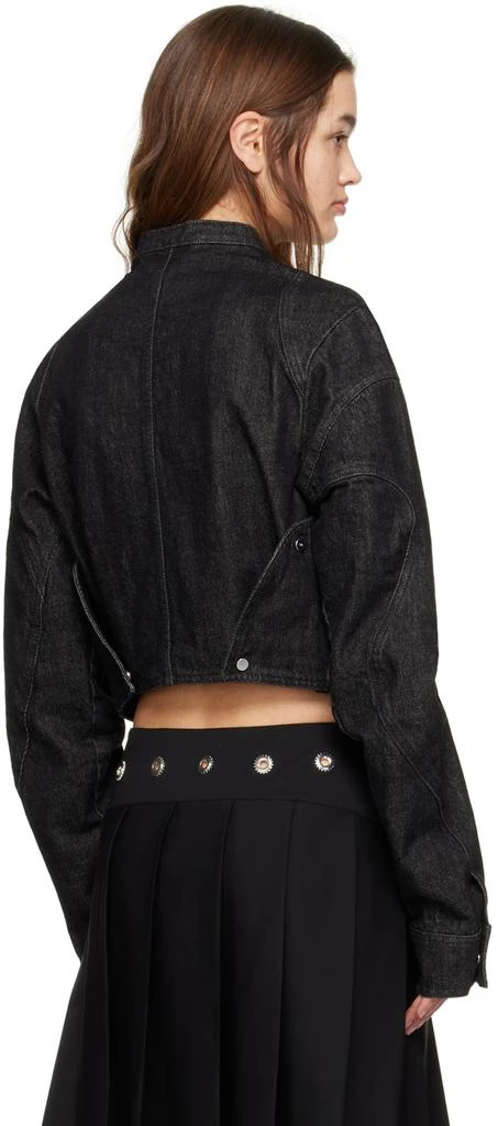Heliot Emil Black Exsiccate Denim Jacket 3