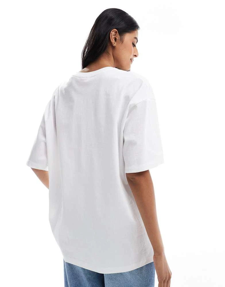 JJXX JJXX oversized t-shirt with kobenhavn print in white 3