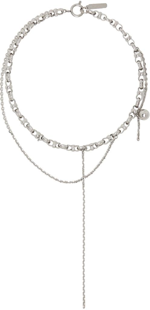 Justine Clenquet Silver Lucy Necklace - Necklaces - BeyondStyle