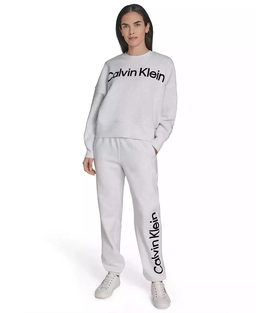 Calvin Klein Women's Performance Flocked Logo Jogger Sweatpants 1