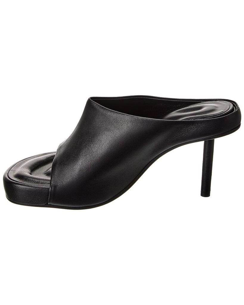 【送料&関税込】Jacquemus nuvola Heeled Mules Les Mules Nuvola leather mules in brown - Jacquemus | Mytheresa