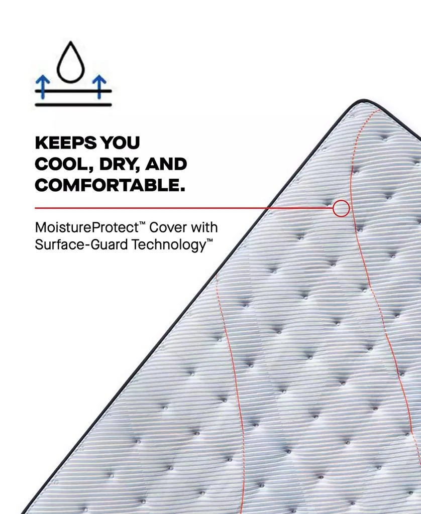 Sealy Posturepedic Seafield 13" Medium Tight Top Mattress Set - 7