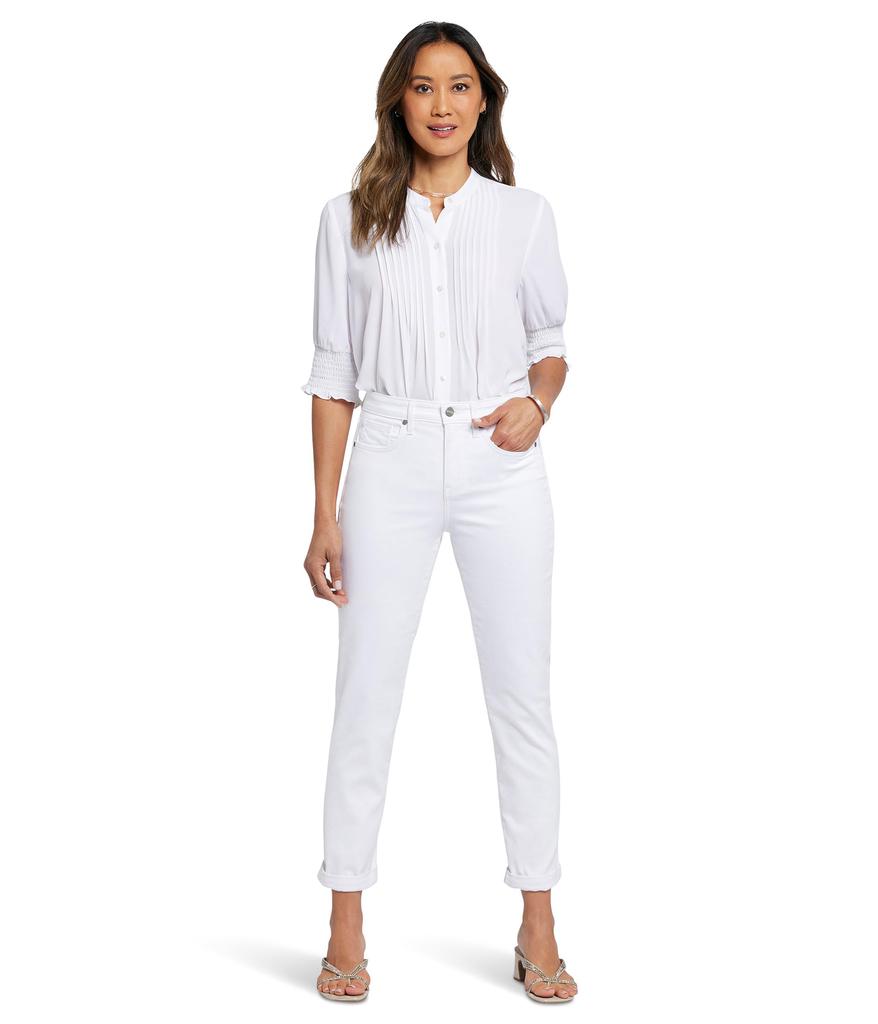 NYDJ Margot Girlfriend In Optic White