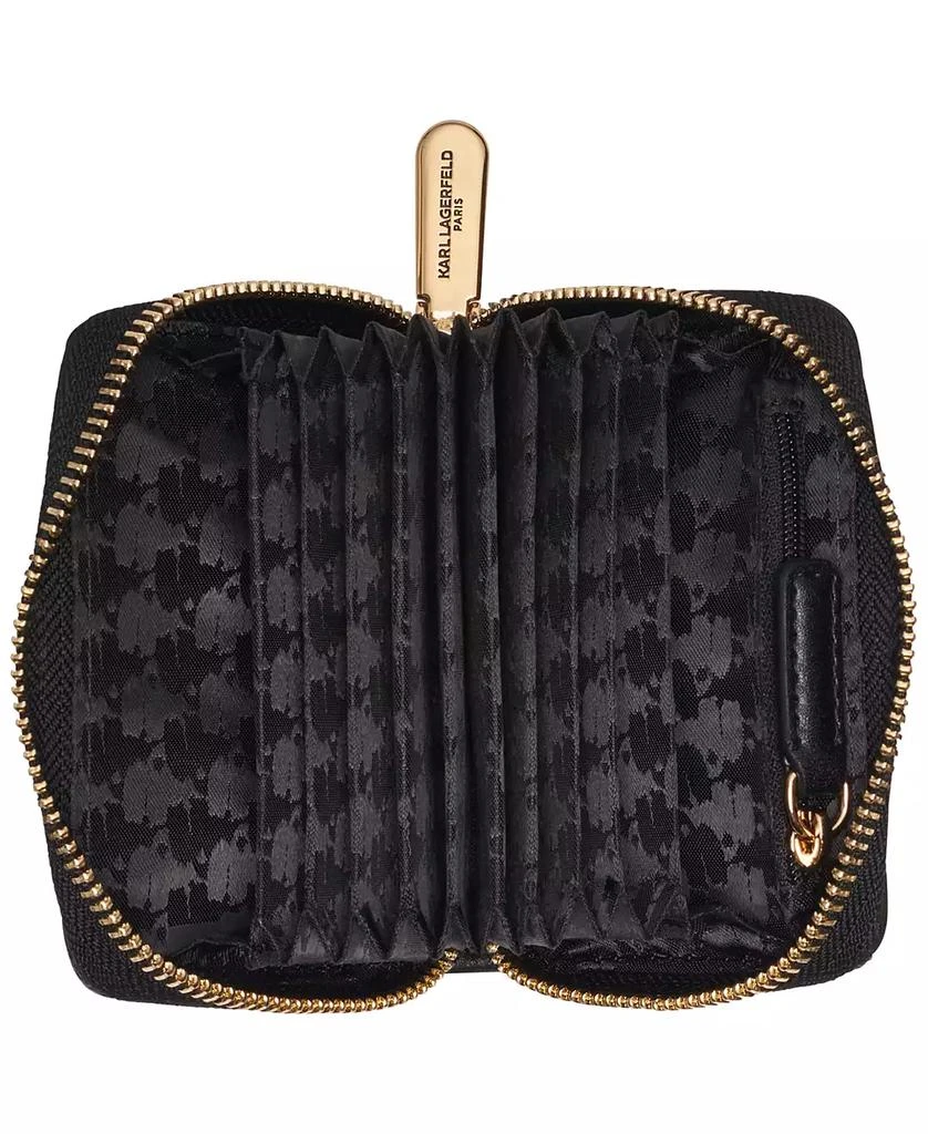 Karl Lagerfeld Paris Zip Around Mini Wallet 4