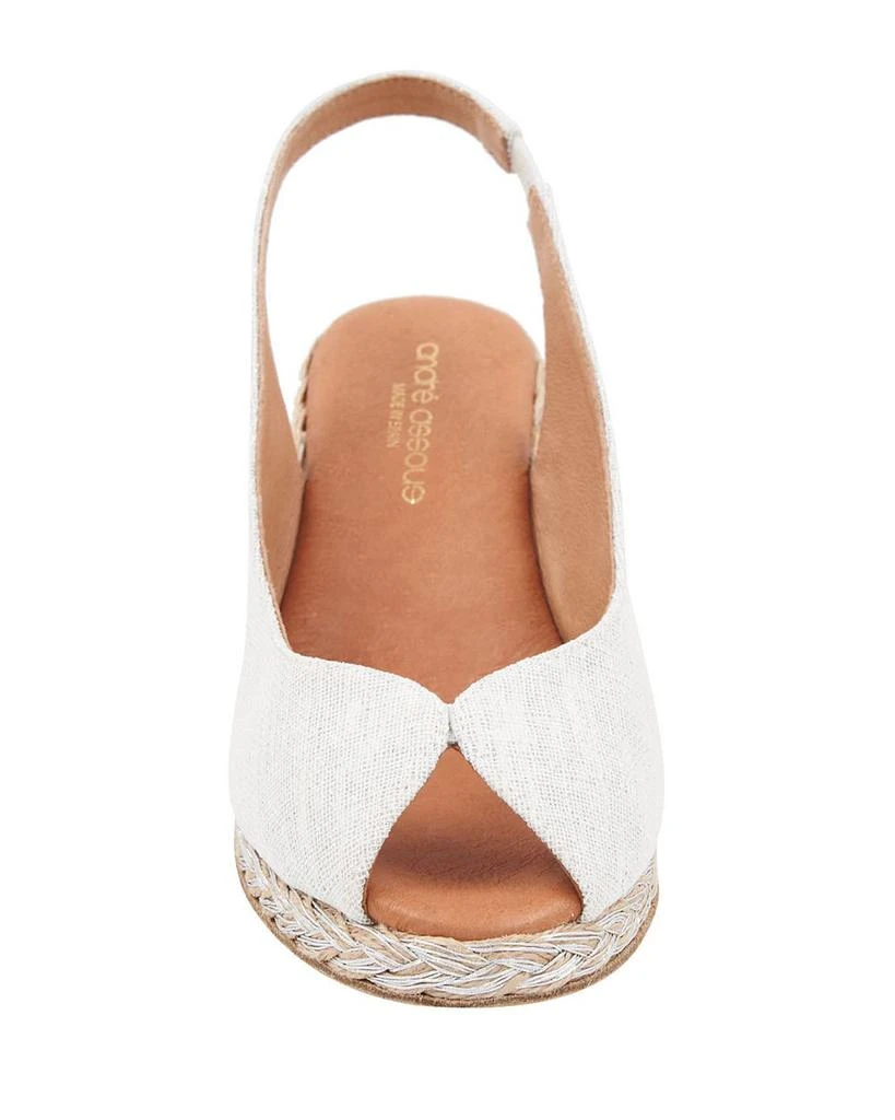 Andre Assous Women's Audrey Jute Wedge Sandals 6