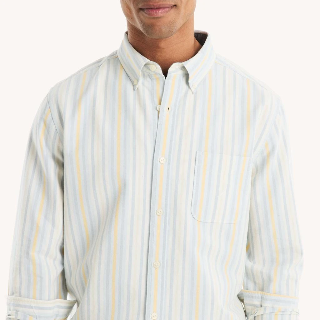 Nautica Mens Striped Oxford Shirt 2