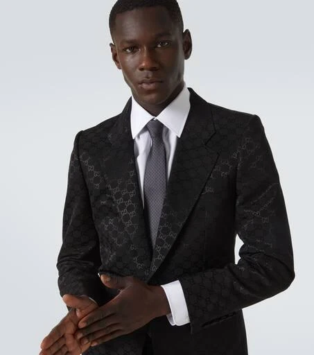 Gucci GG silk jacquard tie 2