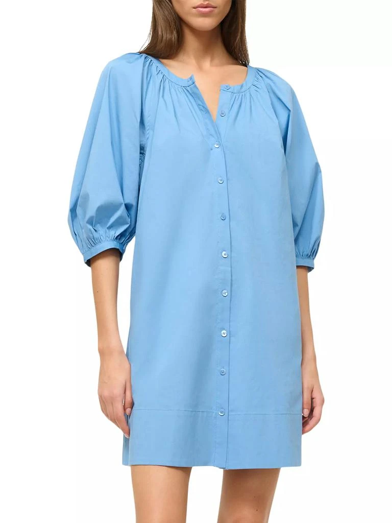 Staud Vincent Stretch-Cotton Minidress 3