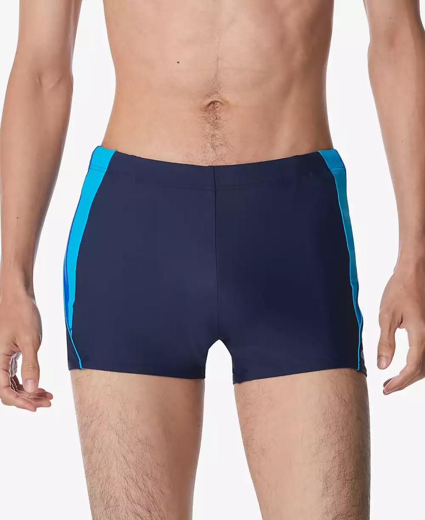 Speedo Men's Fitness Splice Stretch UPF 50+ Swim Trunks