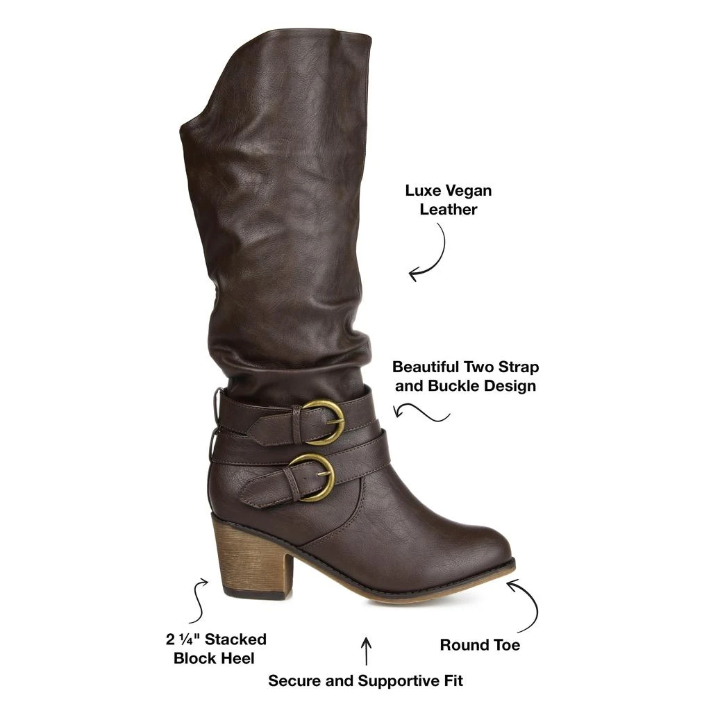 Journee Collection Collection Women's Wide Width Late Boot 5