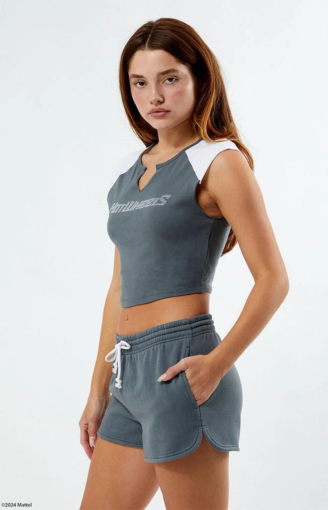 Hot Wheels Rhinestone Dolphin Sweat Shorts 3