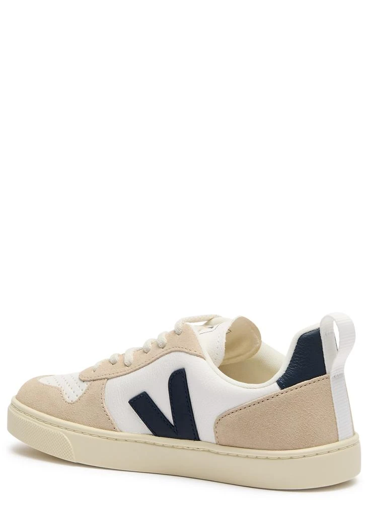 Veja KIDS V-10 panelled leather sneakers (IT28-IT35) 2