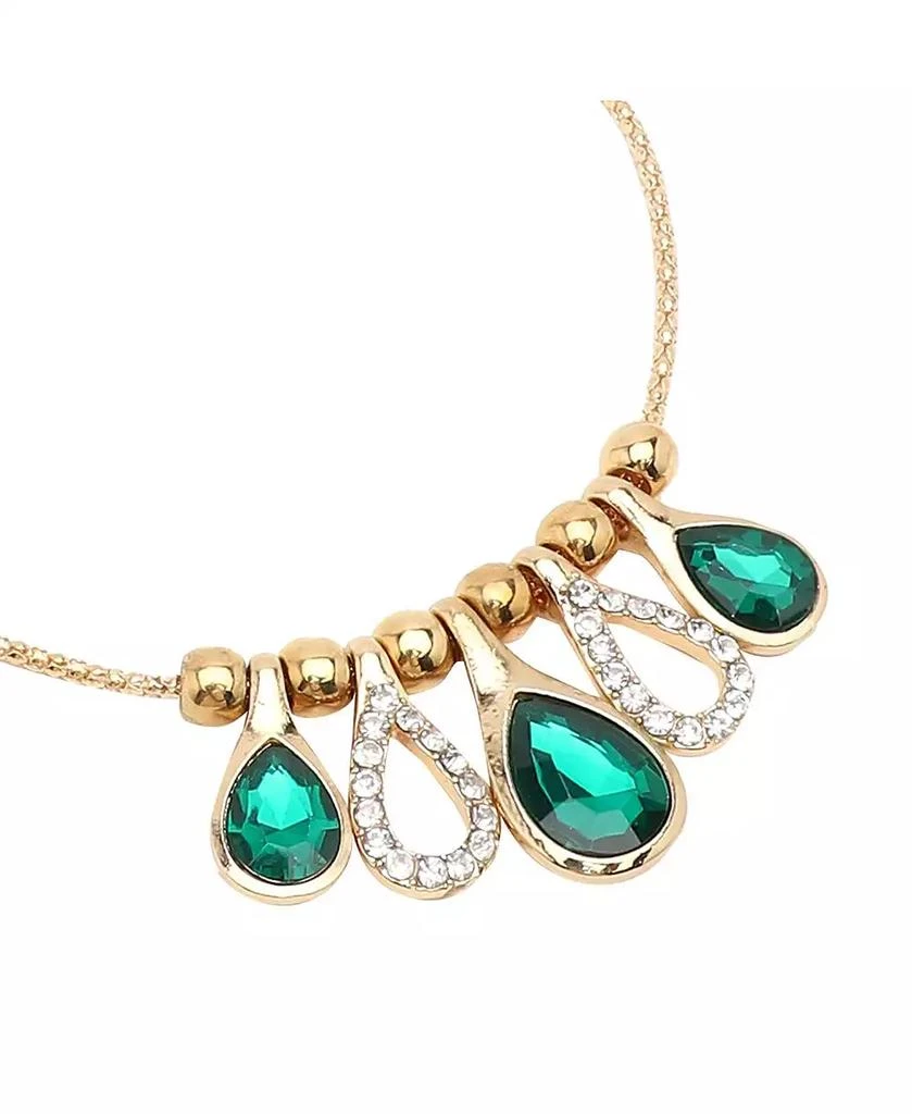 SOHI Teardrop-Stone Statement Necklace 6