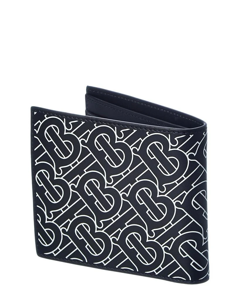 Burberry Monogram Print Leather Bifold Wallet 2