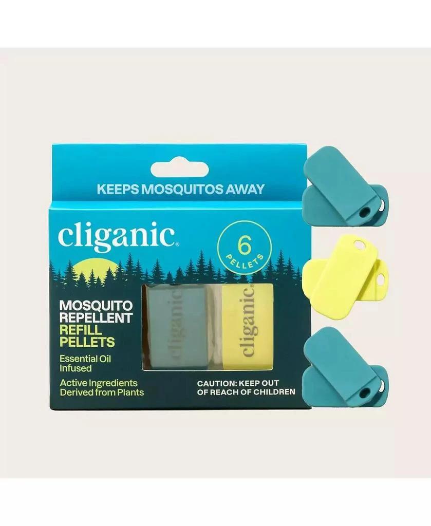 Cliganic Mosquito Repellent Refillable Wristbands - 4PK 
8 Refills 4