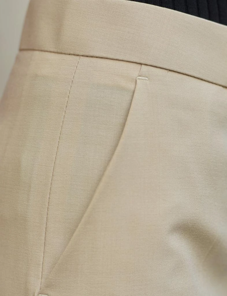 Pixie Market Tan Straight Suit Trousers 10